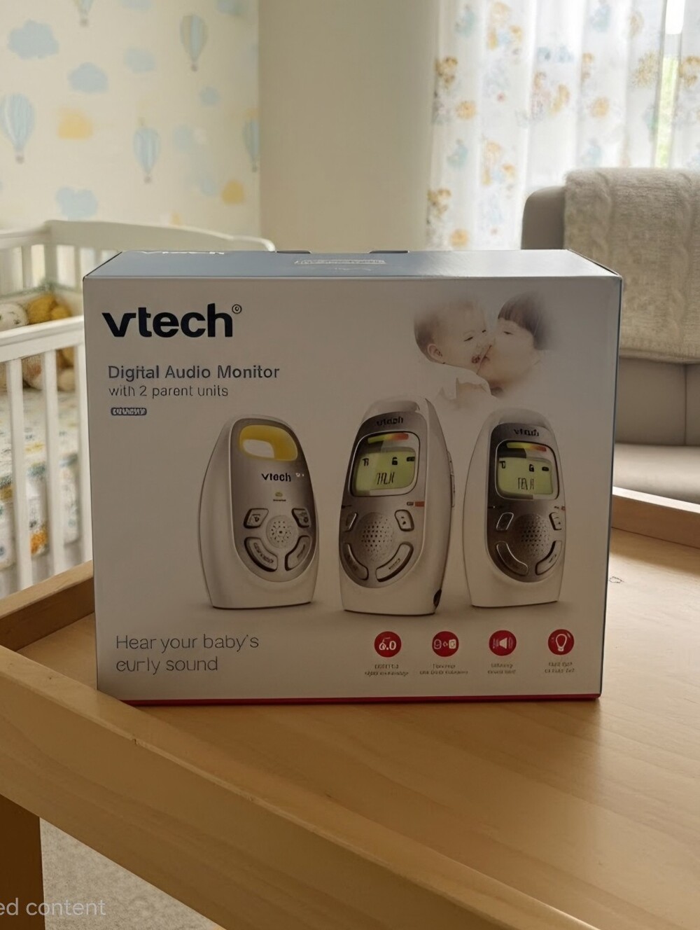 VTech DM223-2 Audio Baby Monitor with Two Parent Units.  NWT